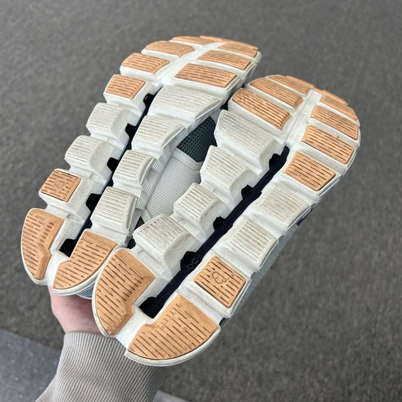 On Running Cloud 5 White and teal Sneakers - Picture 8 of 8